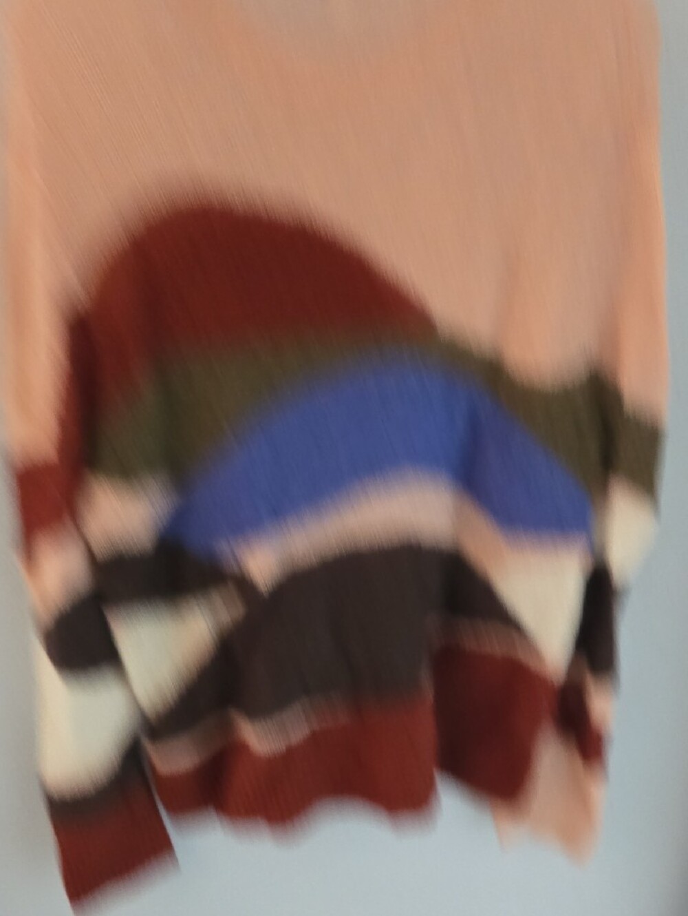COS Pink Abstract Multi-Color Crewneck Sweater - Picture 3 of 4